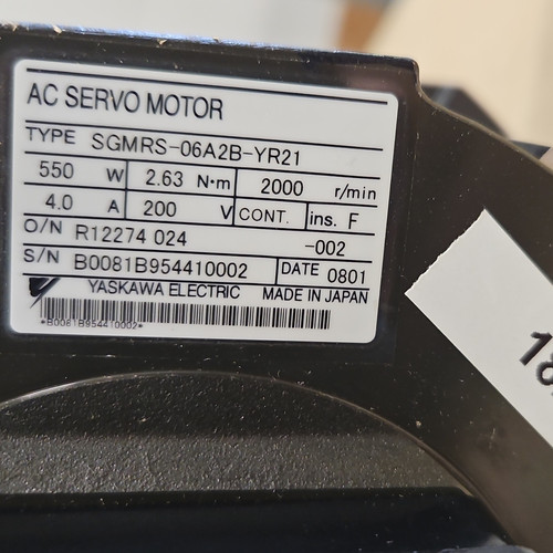 Yaskawa electric servomotor - yaskawa, ac