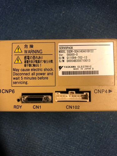 Yaskawa sgdr sda140a01by22 - yaskawa, sgdr-sda140a01by22