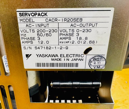 Yaskawa servopack cacr - yaskawa,